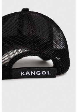 Kangol Шапка с козирка в черно с изчистен дизайн - Pepit.bg