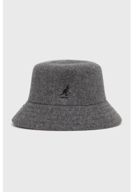 Kangol Вълнена капела в сиво от вълна - Pepit.bg