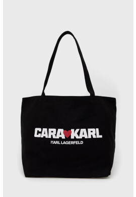 Karl Lagerfeld Чанта X Cara Delevingne в черно - Pepit.bg