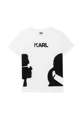 Karl Lagerfeld Детска памучна тениска - Pepit.bg