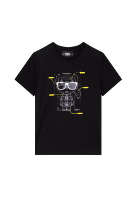 Karl Lagerfeld Детска памучна тениска - Pepit.bg