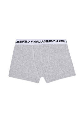 Karl Lagerfeld Детски боксерки (2 броя) в сиво - Pepit.bg