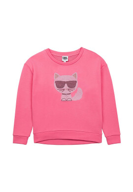 Karl Lagerfeld Детски памучен суичър - Pepit.bg