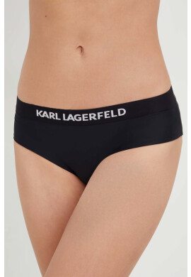 Karl Lagerfeld Долнище на бански в черно - Pepit.bg