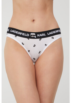 Karl Lagerfeld Долнище на бански в черно - Pepit.bg