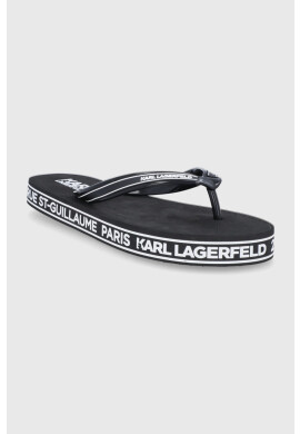 Karl Lagerfeld Джапанки мъжки в черно - Pepit.bg