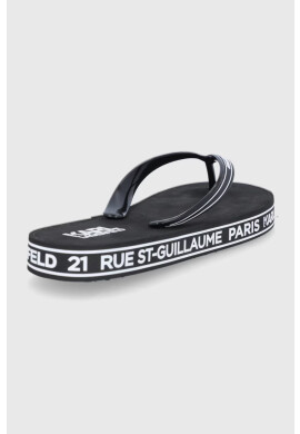 Karl Lagerfeld Джапанки мъжки в черно - Pepit.bg
