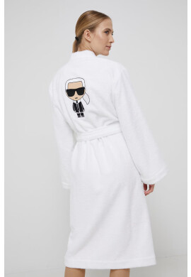 Karl Lagerfeld Халат в бяло - Pepit.bg