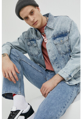 Karl Lagerfeld Jeans Дънково яке в синьо с преходна изолация - Pepit.bg
