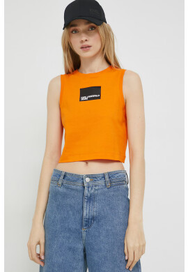 Karl Lagerfeld Jeans Памучен топ - Pepit.bg