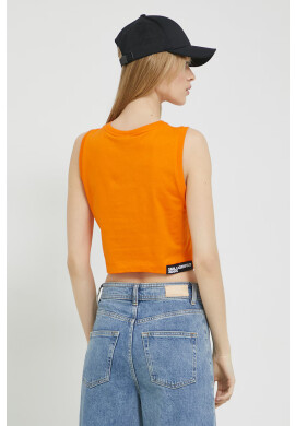 Karl Lagerfeld Jeans Памучен топ - Pepit.bg