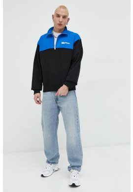 Karl Lagerfeld Jeans Суичър в черно с десен - Pepit.bg