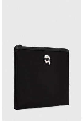 Karl Lagerfeld Калъф за лаптоп в черно - Pepit.bg