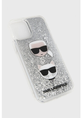 Karl Lagerfeld Кейс за телефон iPhone 12/12 Pro в сребристо - Pepit.bg
