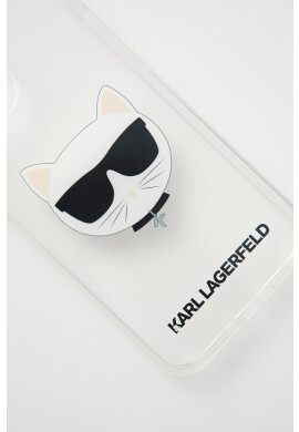 Karl Lagerfeld Кейс за телефон iPhone 13 Mini KLHCP13SCTR в прозрачен цвят - Pepit.bg