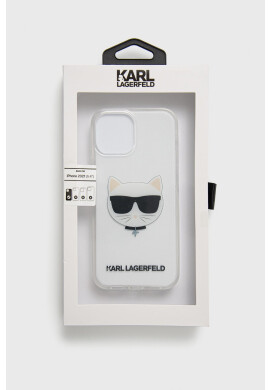 Karl Lagerfeld Кейс за телефон iPhone 13 Mini KLHCP13SCTR в прозрачен цвят - Pepit.bg