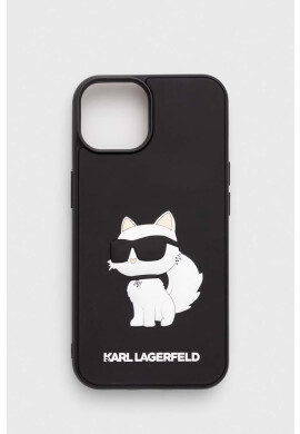 Karl Lagerfeld Кейс за телефон iPhone 14 6.1" в черно - Pepit.bg