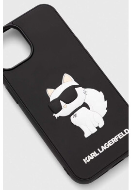 Karl Lagerfeld Кейс за телефон iPhone 14 6.1" в черно - Pepit.bg