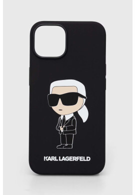 Karl Lagerfeld Кейс за телефон iPhone 14 61'' в черно - Pepit.bg