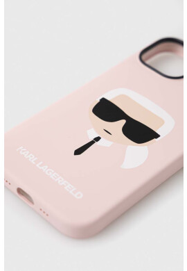 Karl Lagerfeld Кейс за телефон iPhone 14 61" в розово - Pepit.bg