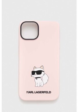 Karl Lagerfeld Кейс за телефон iPhone 14 61" в розово - Pepit.bg