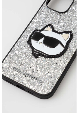 Karl Lagerfeld Кейс за телефон iPhone 14 61" в сребристо - Pepit.bg