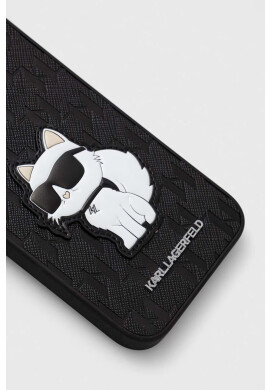Karl Lagerfeld Кейс за телефон iPhone 14 Plus 6.7" в черно - Pepit.bg