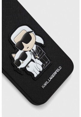 Karl Lagerfeld Кейс за телефон iPhone 14 Plus 6.7" в черно - Pepit.bg