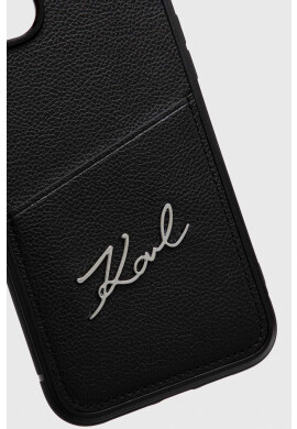 Karl Lagerfeld Кейс за телефон iPhone 14 Plus 67" в черно - Pepit.bg