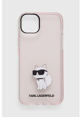 Karl Lagerfeld Кейс за телефон iPhone 14 Plus 67'' в розово - Pepit.bg