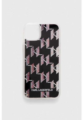 Karl Lagerfeld Кейс за телефон iPhone 14 Plus 67" в черно - Pepit.bg
