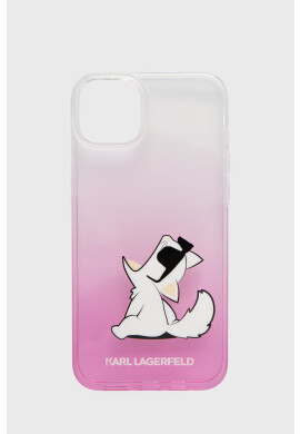 Karl Lagerfeld Кейс за телефон iPhone 14 Plus 67'' в розово - Pepit.bg