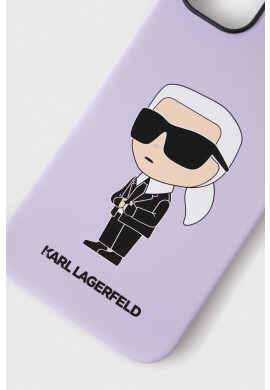 Karl Lagerfeld Кейс за телефон iPhone 14 Plus 67" в лилаво - Pepit.bg