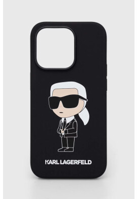 Karl Lagerfeld Кейс за телефон iPhone 14 Pro 61'' в черно - Pepit.bg