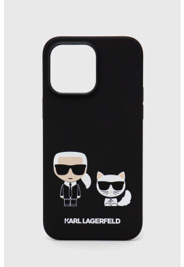 Karl Lagerfeld Кейс за телефон iPhone 14 Pro Max 67" в черно - Pepit.bg