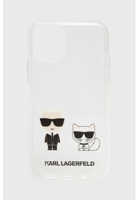 Karl Lagerfeld Кейс за телефон в прозрачен цвят - Pepit.bg