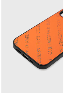 Karl Lagerfeld Кейс за телефон Iphone 13 61'' в оранжево - Pepit.bg
