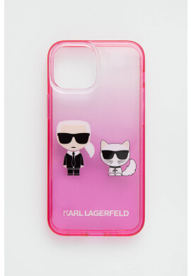 Karl Lagerfeld Кейс за телефон Iphone 13 Mini 54'' в розово - Pepit.bg