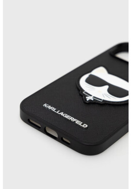 Karl Lagerfeld Кейс за телефон Iphone 14 61" в черно - Pepit.bg