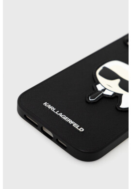 Karl Lagerfeld Кейс за телефон Iphone 14 Plus 67" в черно - Pepit.bg