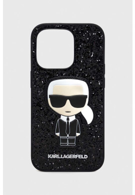 Karl Lagerfeld Кейс за телефон Iphone 14 Pro 61" в черно - Pepit.bg
