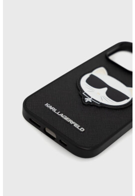 Karl Lagerfeld Кейс за телефон Iphone 14 Pro 61" в черно - Pepit.bg