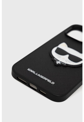 Karl Lagerfeld Кейс за телефон Iphone 14 Pro Max 67" в черно - Pepit.bg