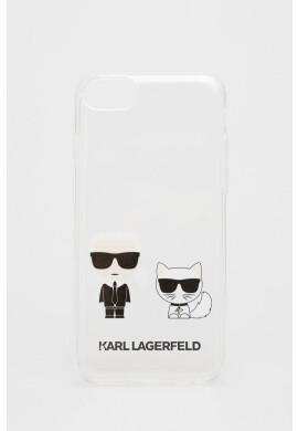 Karl Lagerfeld Кейс за телефон в прозрачен цвят - Pepit.bg