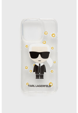 Karl Lagerfeld Кейс за телефон за iPhone 13 Mini в прозрачен цвят - Pepit.bg
