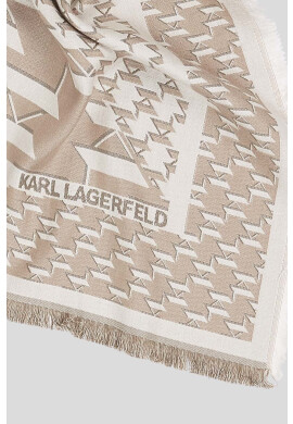 Karl Lagerfeld Копринен шал - Pepit.bg