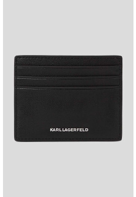 Karl Lagerfeld Кожен портфейл в черно - Pepit.bg