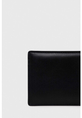 Karl Lagerfeld Кожен портфейл дамски в черно - Pepit.bg