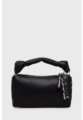 Karl Lagerfeld Кожена чанта в черно - Pepit.bg