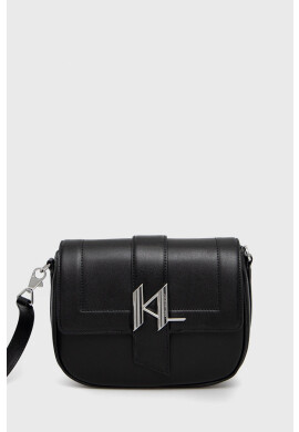 Karl Lagerfeld Кожена чанта в черно - Pepit.bg
